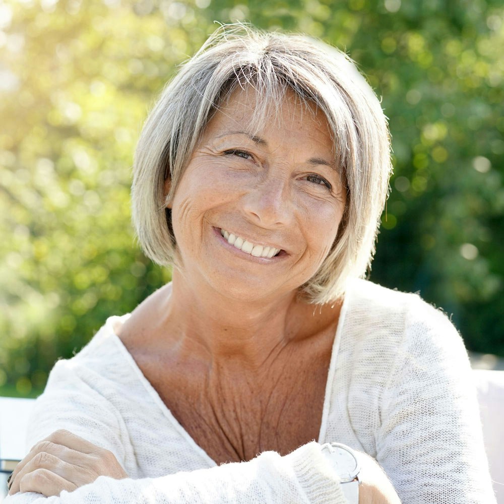 Mature smiling woman